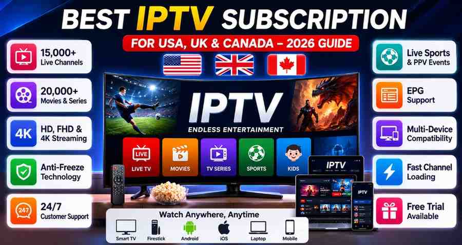 best IPTV subscription